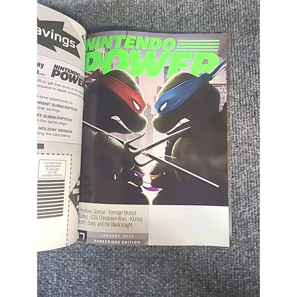 Vintage Nintendo Power #237 The Year In Preview cover w/ Pokemon Ranger stickers